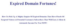 Thumbnail (eBook) Expired Domain Fortunes - Make Money From Home Thumbnail (eBook) Expired Domain Fortunes - Make Money From Home